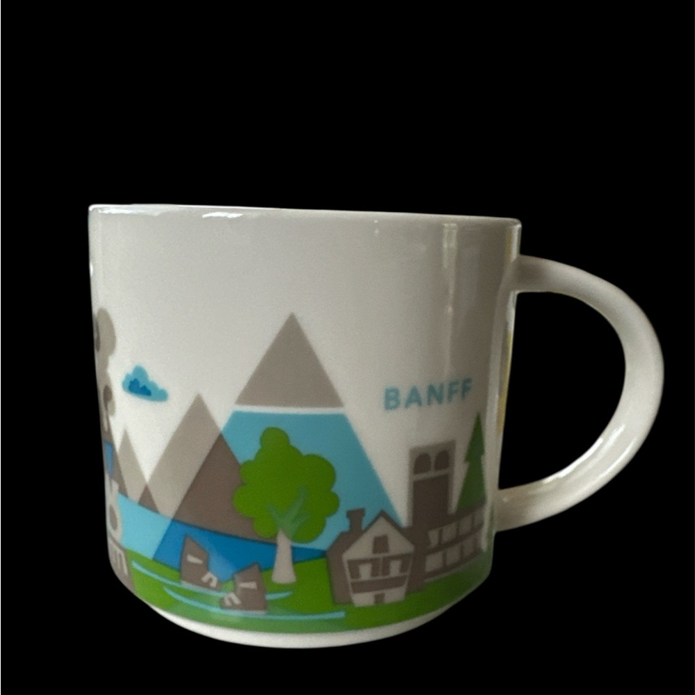 Starbucks Scenic Banff Mug - White and Green